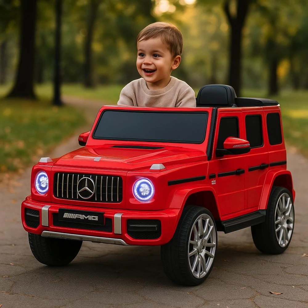 Vaikiškas elektromobilis Baby Mix Mercedes-Benz G63 AMG, raudonas