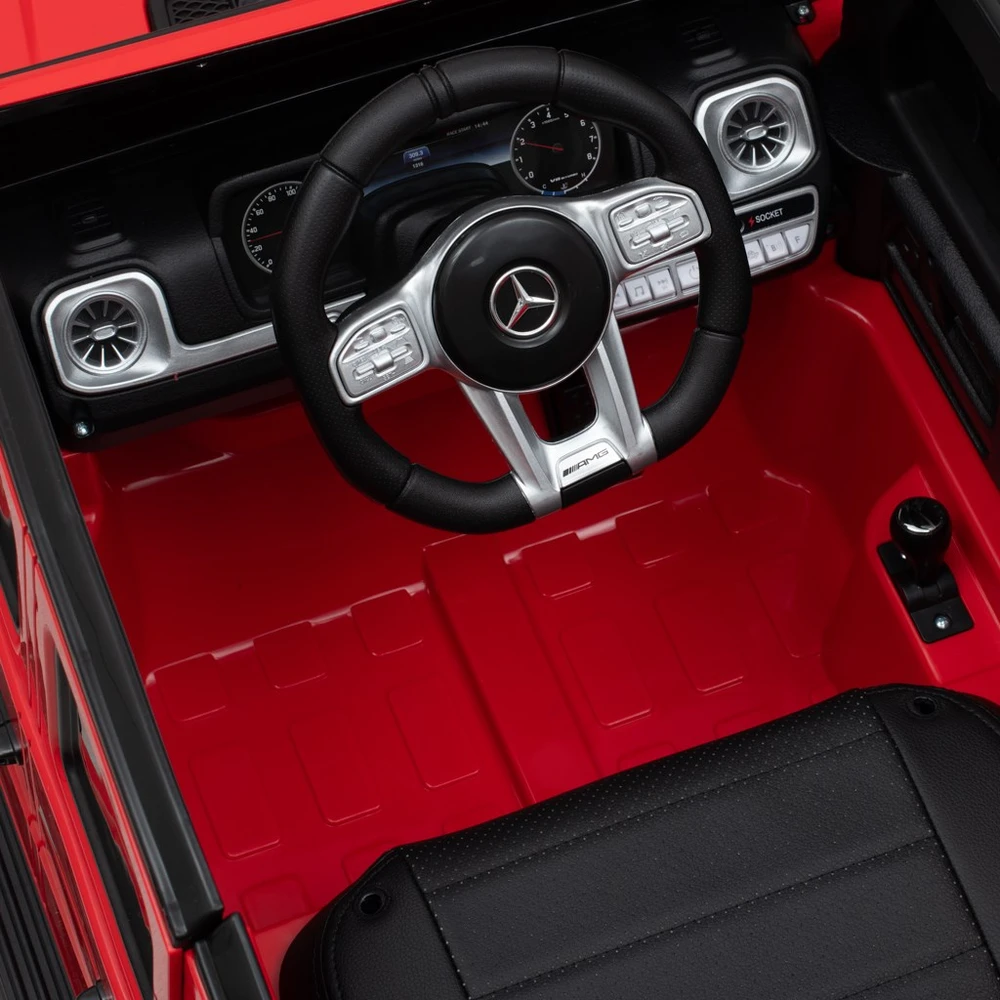 Vaikiškas elektromobilis Baby Mix Mercedes-Benz G63 AMG, raudonas