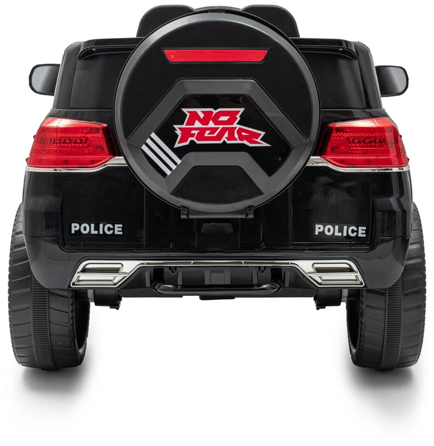 Vaikiškas elektromobilis Baby Mix Police 4x4 juodas