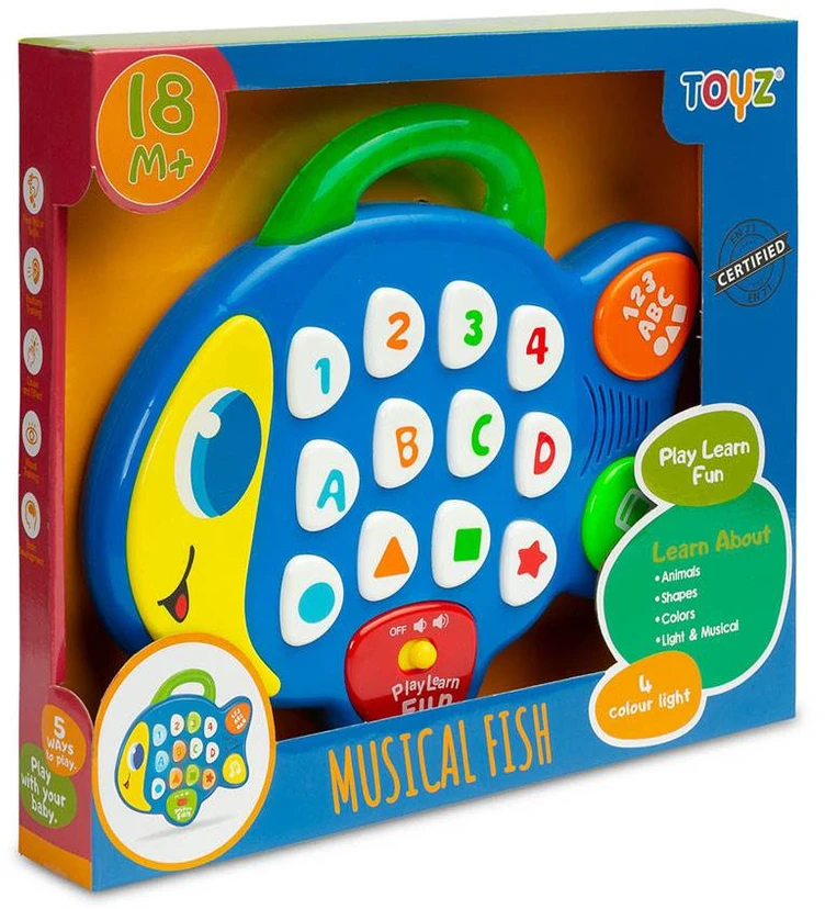 Toyz LAVINAMASIS ŽAISLAS - MUZIKINĖ ŽUVIS
