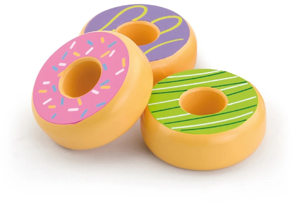Viga medinės spurgos „Donata 6 PCS“