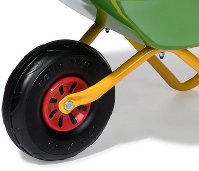 Rolly Toys Metalinė Sodo Vežimėlis Žalias 25kg