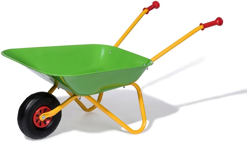 Rolly Toys Metalinė Sodo Vežimėlis Žalias 25kg