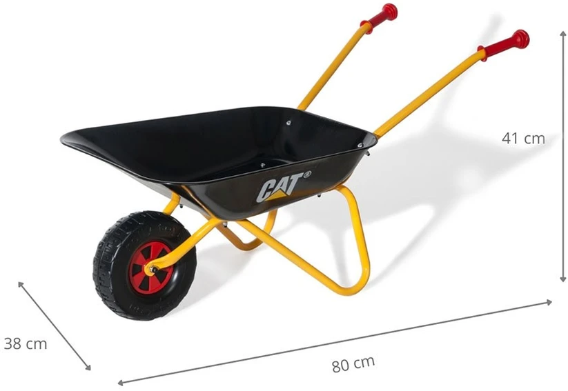 Rolly Toys Sodo Taczka Vaikams CAT 25 kg