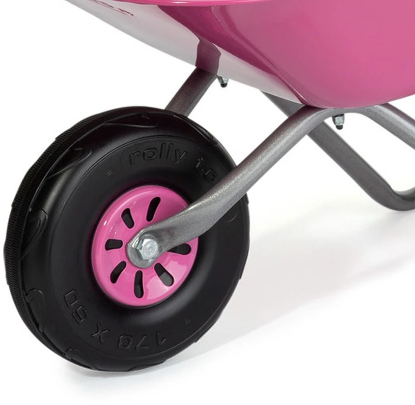 Rolly Toys Vaikiškas metalinis vežimėlis rožinis Milly Mally