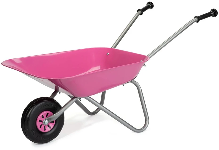 Rolly Toys Vaikiškas metalinis vežimėlis rožinis Milly Mally