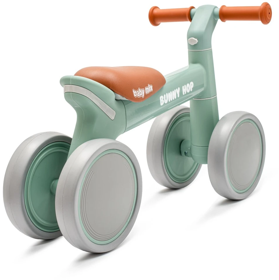 Vaikiškas paspirtukas Baby Mix Baby Bunny Hop Ultralight žalias