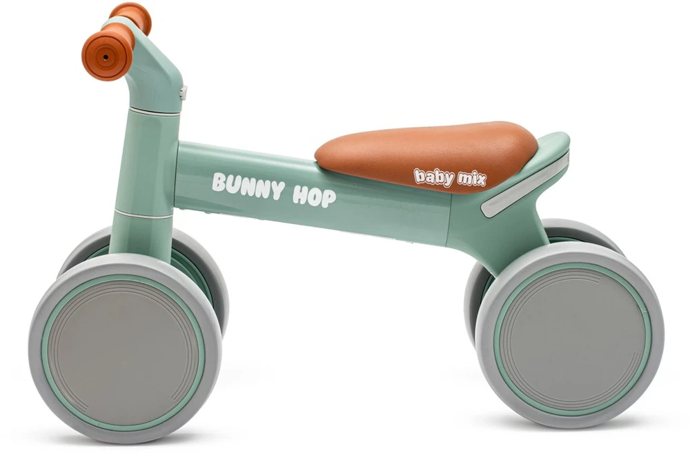 Vaikiškas paspirtukas Baby Mix Baby Bunny Hop Ultralight žalias