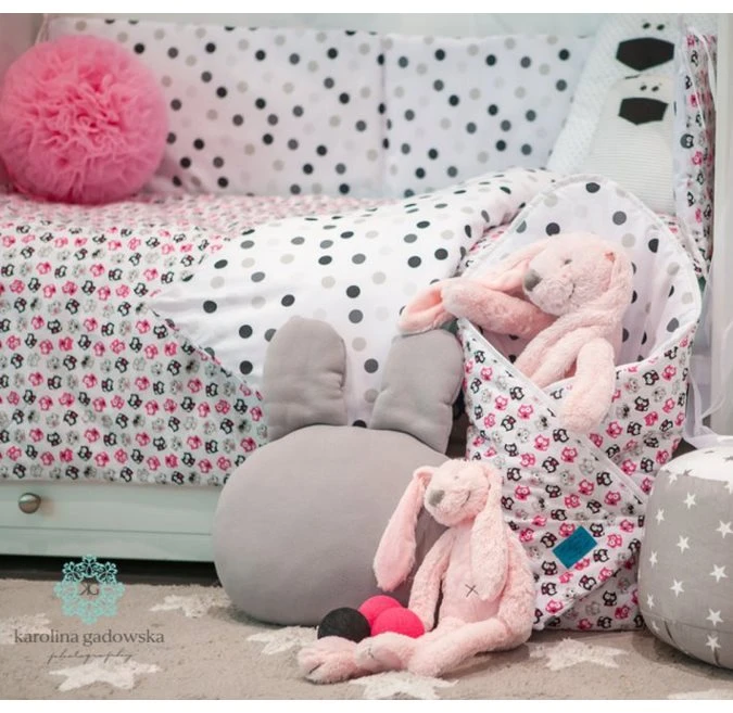 Vaikiškas patalynės komplektas Belisima Kittens 5 dalių rožinis 100x135 cm