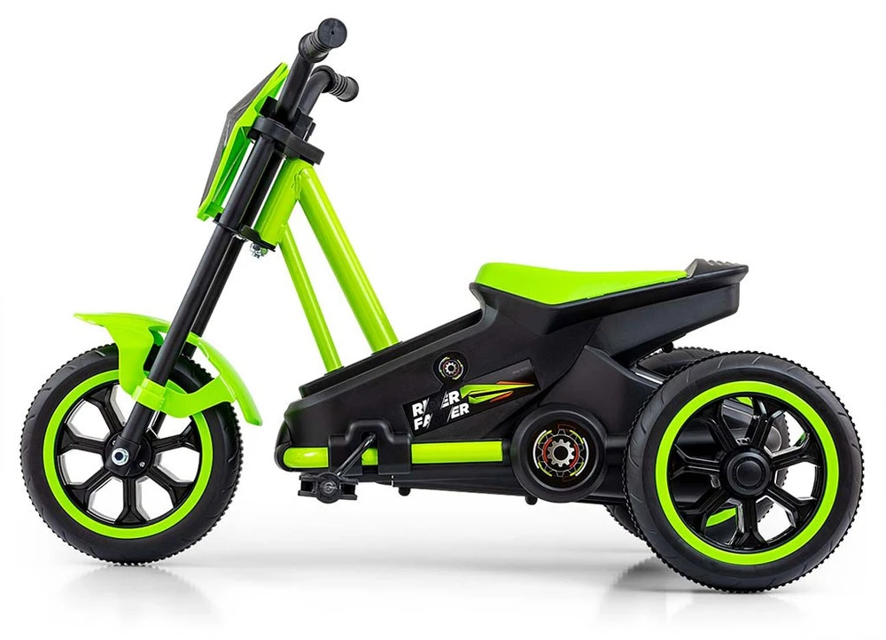 Vaikiškas pedalinis kartingas Milly Mally Rider žalias