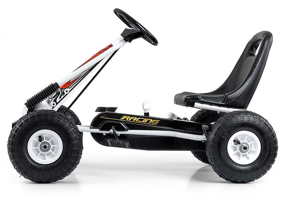 Milly Mally Thor pedalinis gokartas, baltas