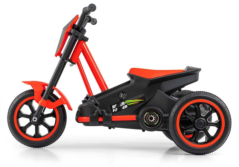 Vaikiškas pedalinis kartingas Milly Mally Rider raudonas