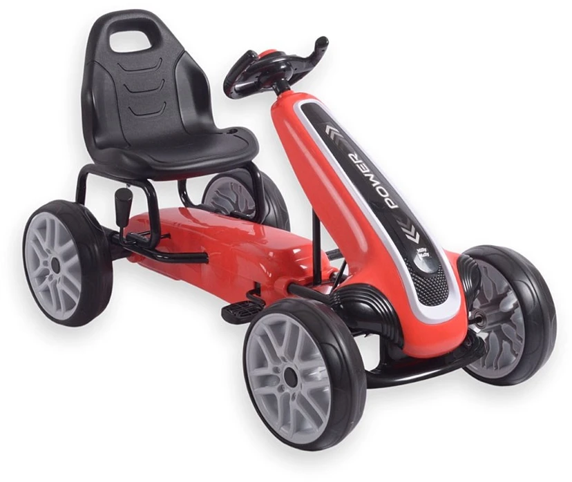 Milly Mally Gokartas ant ratų Power Raudona