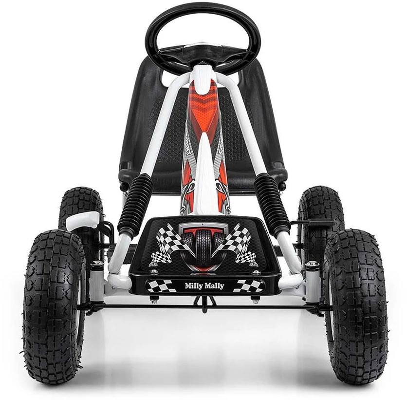 Milly Mally Thor pedalinis gokartas, baltas