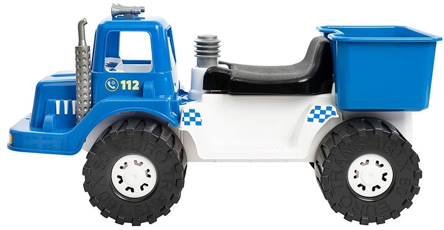 Vaikiškas policijos dviratis BAYO POLICE, 70 cm, mėlynas