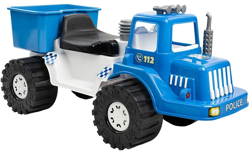Vaikiškas policijos dviratis BAYO POLICE, 70 cm, mėlynas