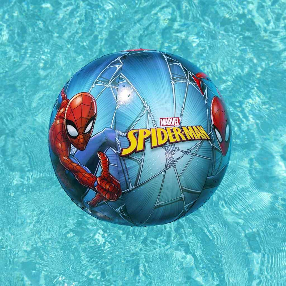 Bestway Pripučiamas paplūdimio rutulys 51 cm Spiderman
