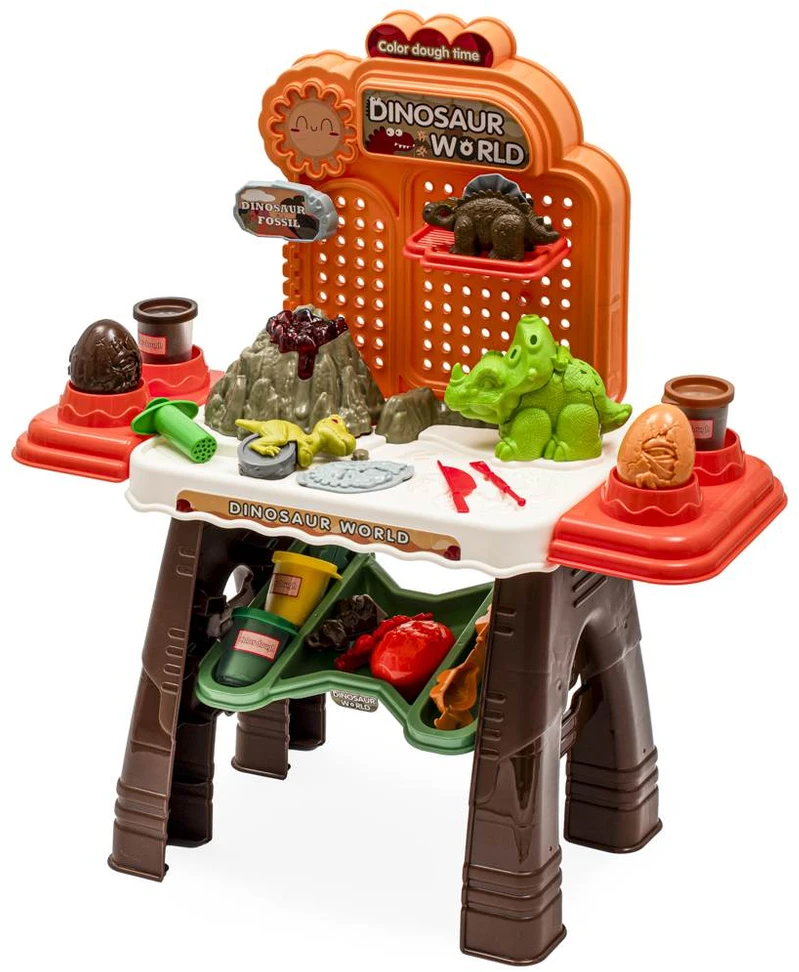 Dėlionė Vaikiškas stalas „Dinozaurų pasaulis“ BABY MIX