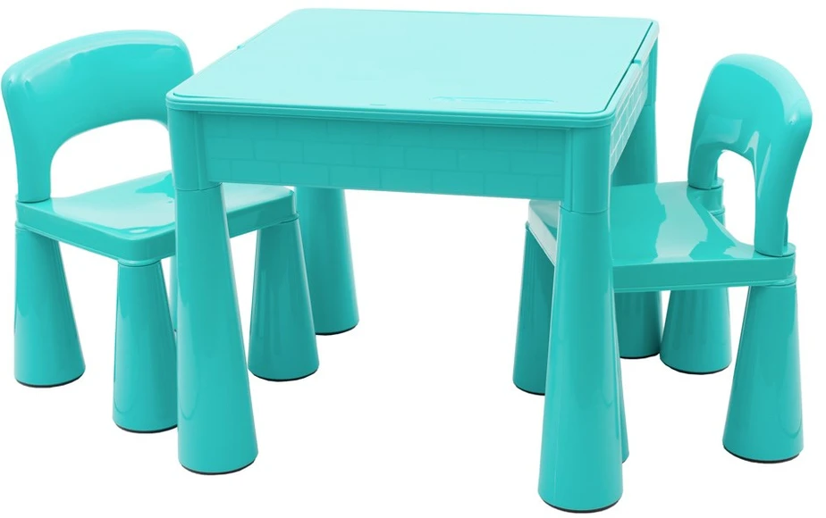 Vaikiškas staliukas ir dvi kėdės NEW BABY mint