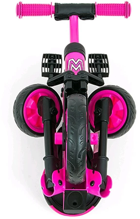 MILLY MALLY 2in1 Grande rožinis dviratis