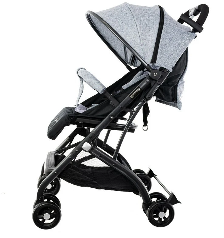 Vaikiškas vežimėlis lagaminas compact pilkas EUROBABY