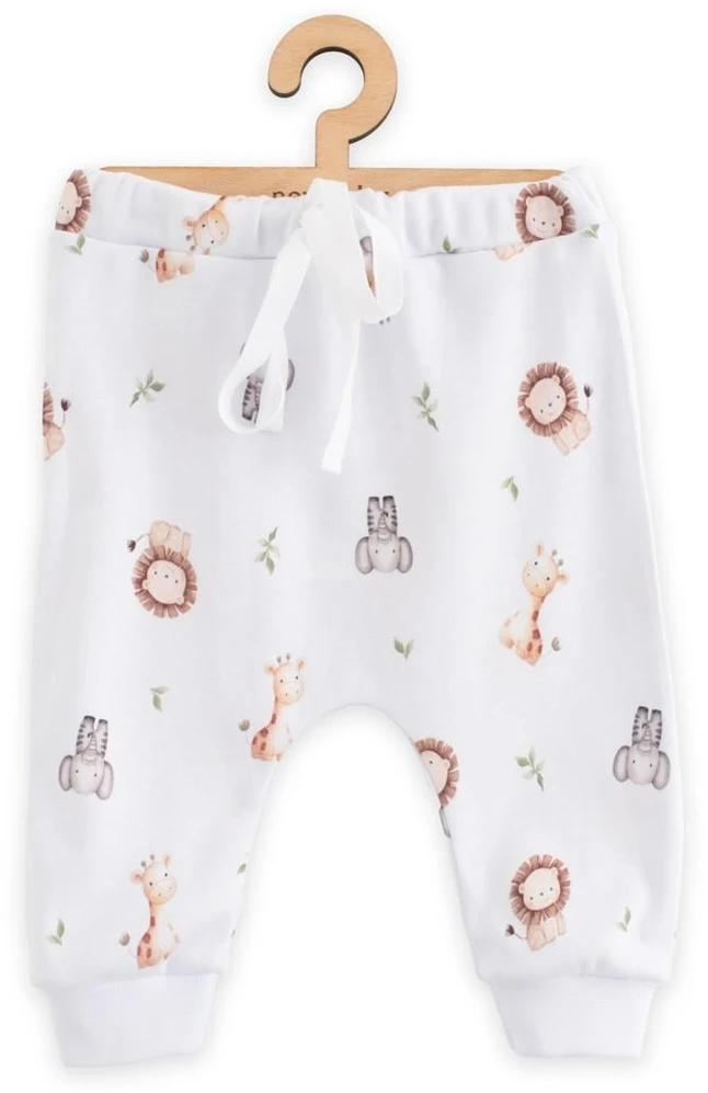 Vaikiškos medvilninės jogger kelnės New Baby For Babies safari