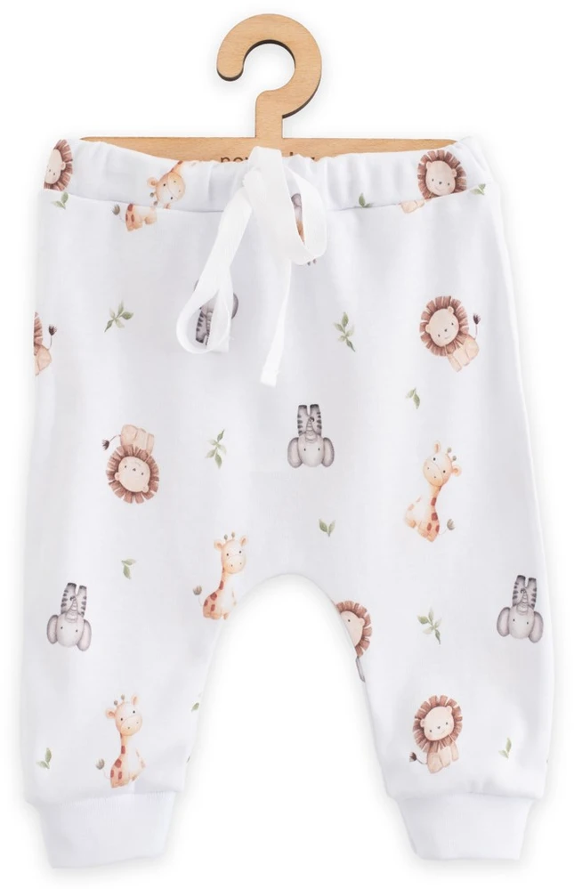 Vaikiškos medvilninės jogger kelnės New Baby For Babies safari