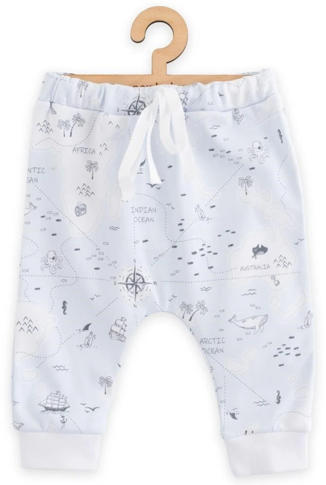 Vaikiškos medvilninės jogger kelnės New Baby For Babies Ocean