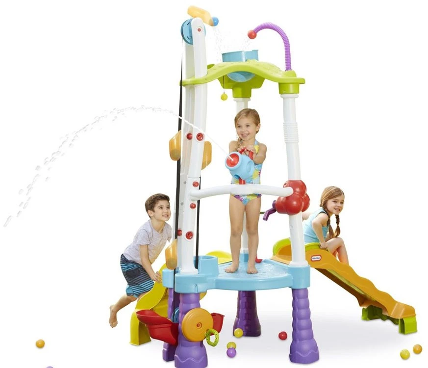 "Little Tikes" didelis vaikų žaidimų aikštelės kalnelis Vandens patranka SP0788