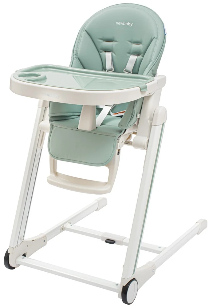 Valgomojo kėdė Muka NEW BABY dulkių žalios spalvos