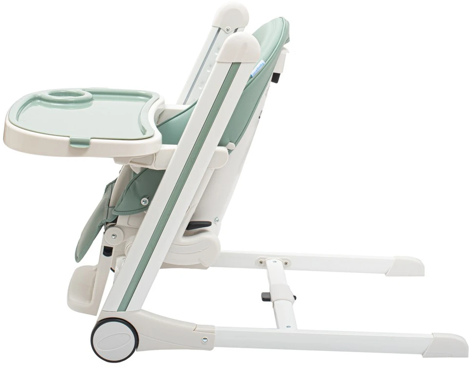 Valgomojo kėdė Muka NEW BABY dulkių žalios spalvos