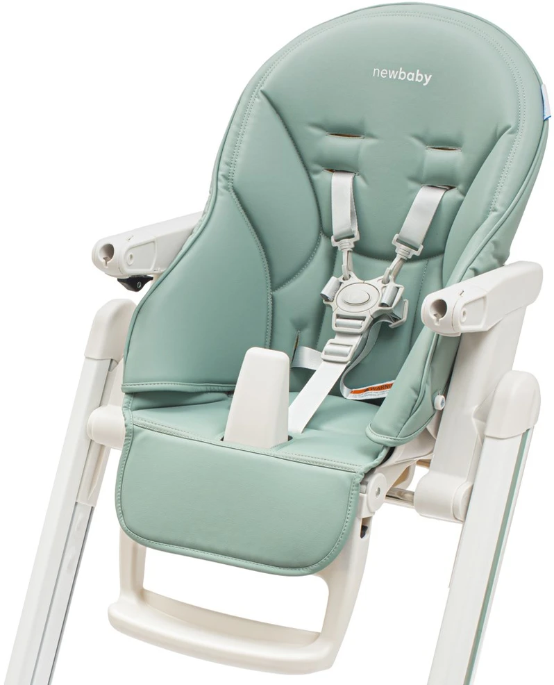 Valgomojo kėdė Muka NEW BABY dulkių žalios spalvos