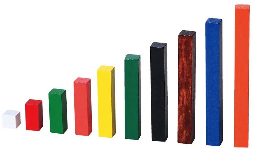 VIGA Edukaciniai Matematiniai Klockiai Cuisenaire'a, 308 vnt.