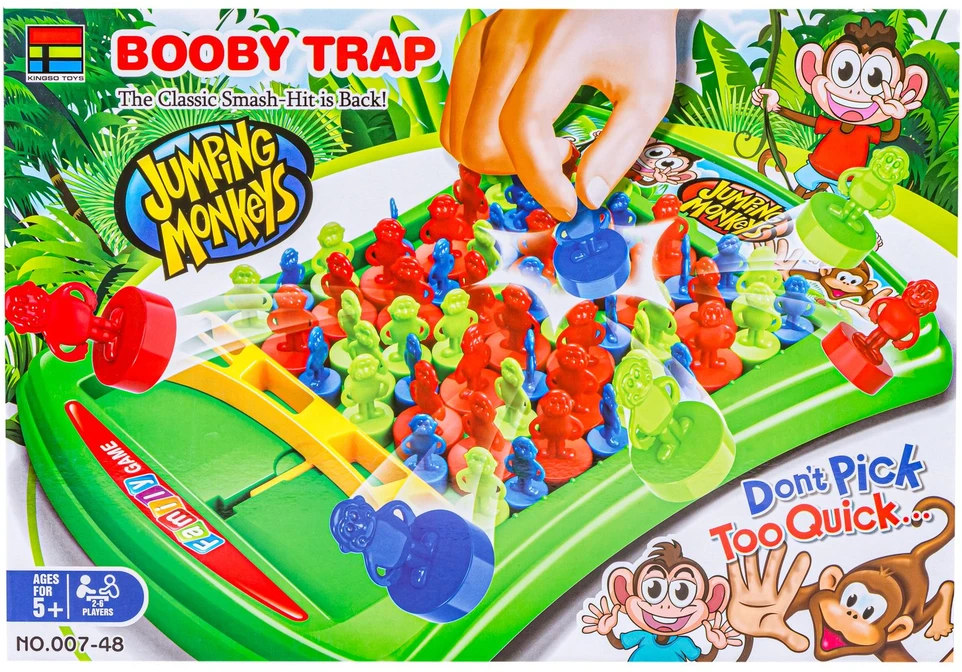 Vikrumo žaidimas booby trap šokinėjančios beždžionėlės