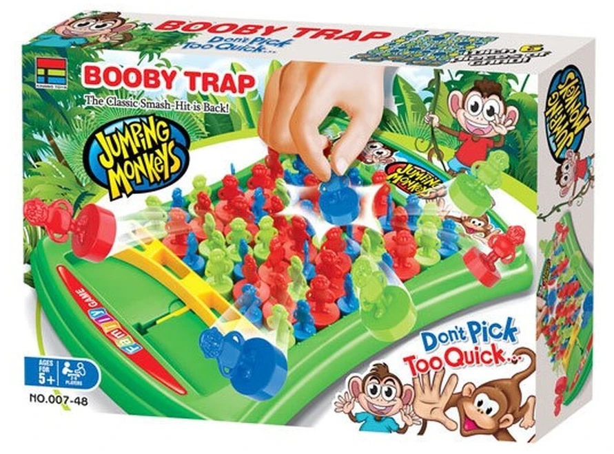 Vikrumo žaidimas booby trap šokinėjančios beždžionėlės