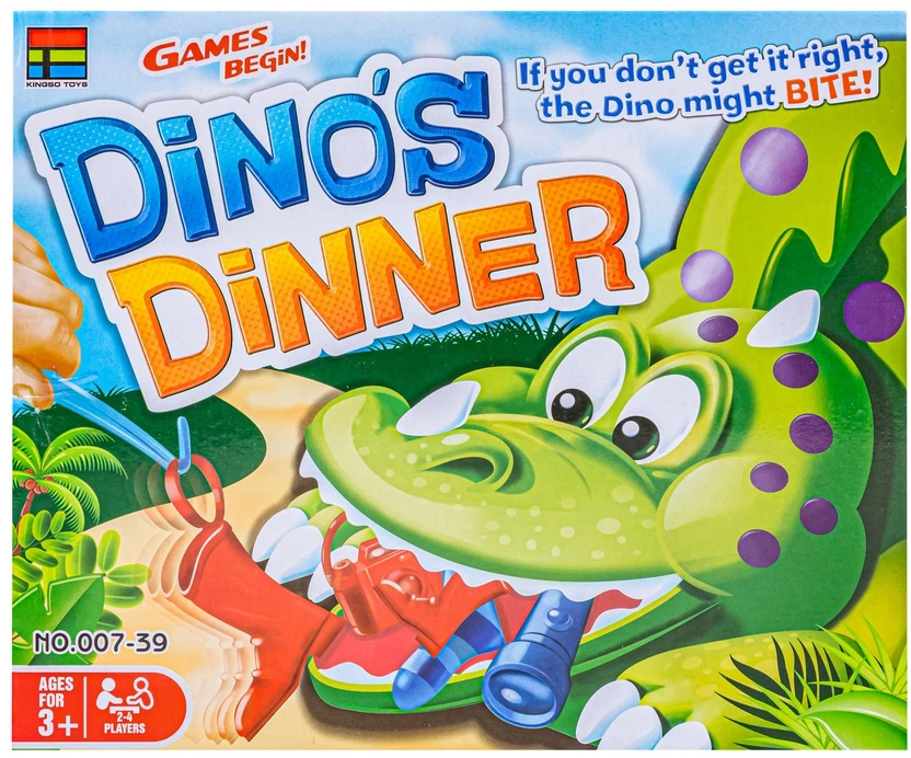 Vikrumo žaidimas su alkanu dinozauru 2-4 žaidėjams