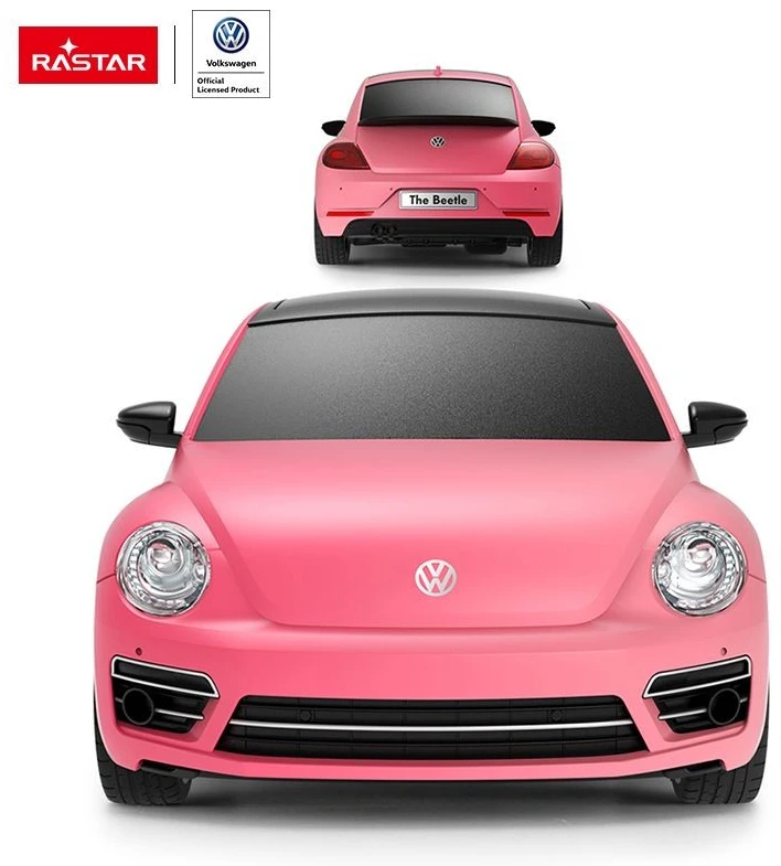 RASTAR R/C 1:24 Volkswagen Beetle nuotolinio valdymo automobilis - keičianti spalvą (rožinis)