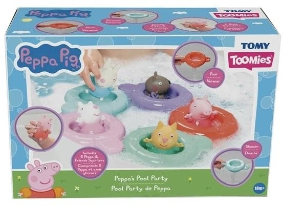 Vonios žaislas Peppa kiaulaitė TOMY