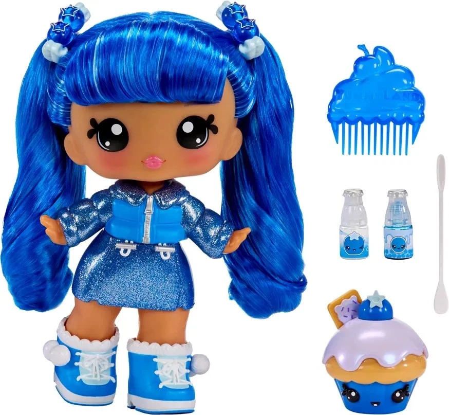 Yummiland didelė lėlė su lūpų blizgiu Pet-Rory Blueberry