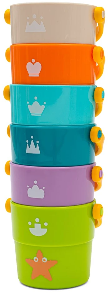Dėlionė Žaidimų puodeliai 6 vnt. Baby Mix