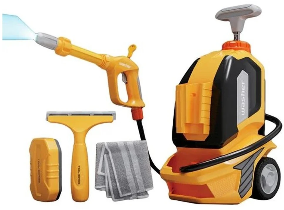 Žaislinė Karcher aukšto slėgio plovimo mašina vaikams su priedais