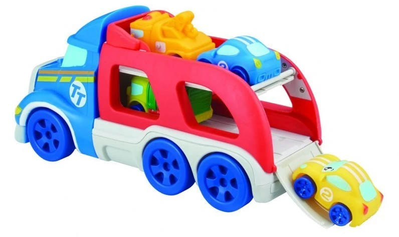 Žaislinė miesto platforma su automobiliuku Dumel