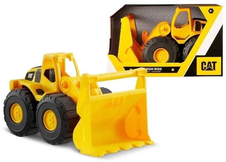 Žaislinė ratinė krautuvo mašina CAT Tough Rigs