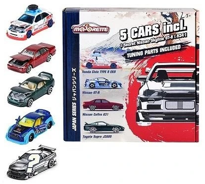 Žaisliniai automobiliai Majorette Japan serija rinkinys