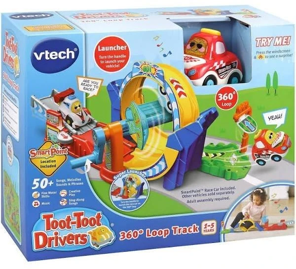 VTECH 61429 Tut Tut Devil Loop Automobiliai 360