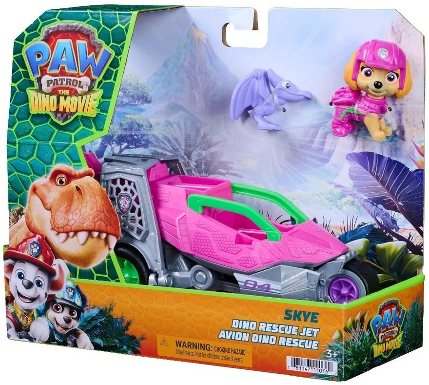 Spin Master PAW PATROL transporto priemonė Dino Theme Skye, 6075758