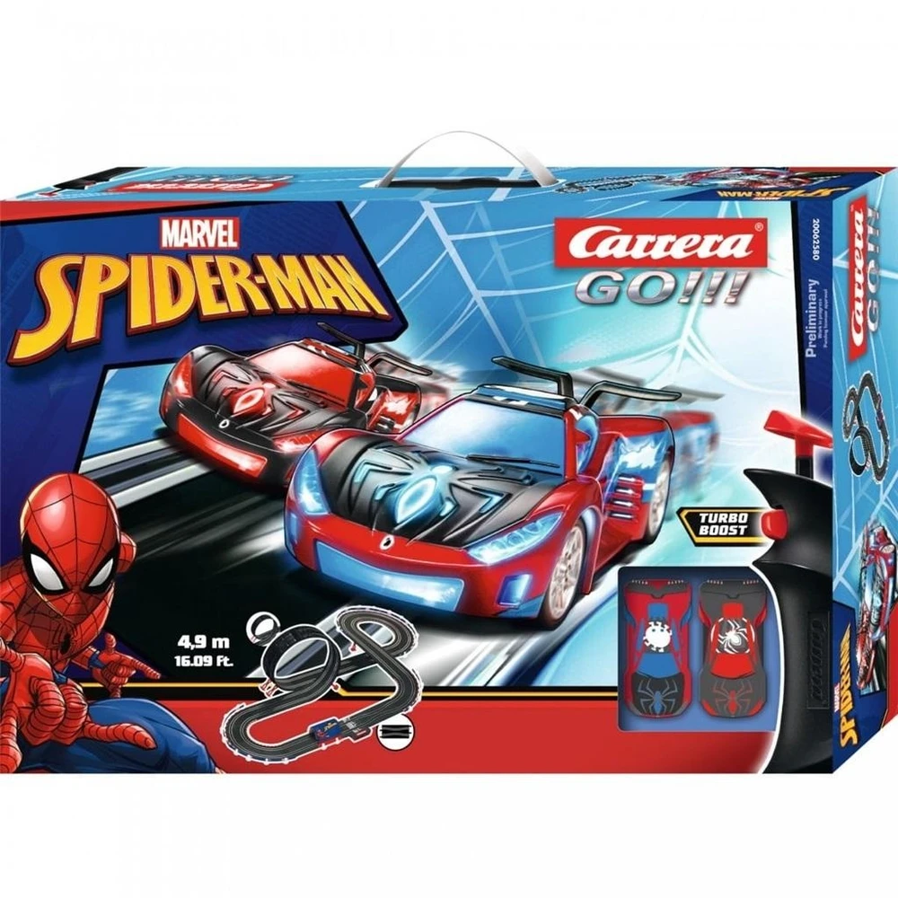 Žaislinis lenktyninis automobilis Carrera Go Spider Racing 4,9 m trasai