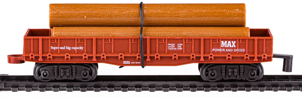 Žaislinis traukinys Rail King su 3 vagonais