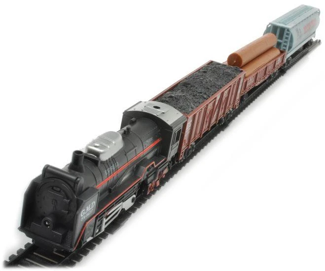 Žaislinis traukinys Rail King su 3 vagonais