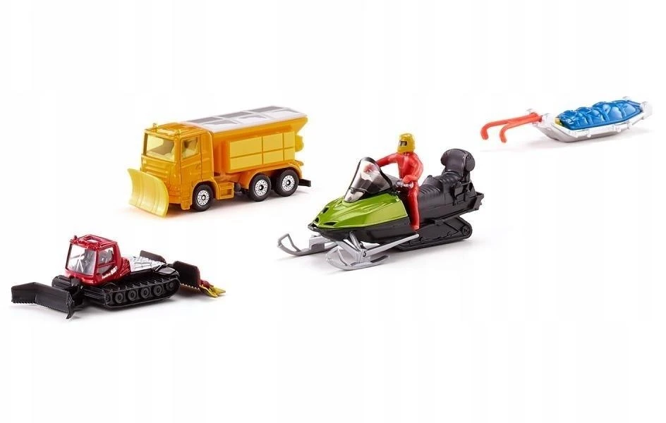 Žaislinis žiemos transporto priemonių rinkinys siku super